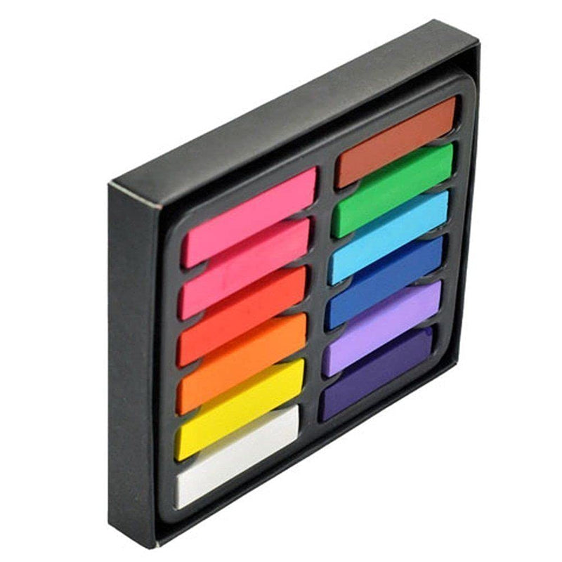 [Australia] - Temporary Hair Chalk Colour Pastel Hair Dye - Non Toxic in 36 Pc by Trimming Shop 