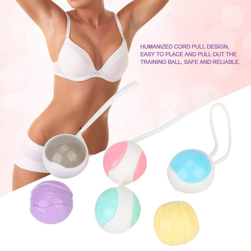 [Australia] - Pelvic Floor Muscle Tighten Exercise Ball, 6pcs Female Private Part Tighten Exercise Ball Women Postpartum Repair Pelvic Floor Muscle Trainer 