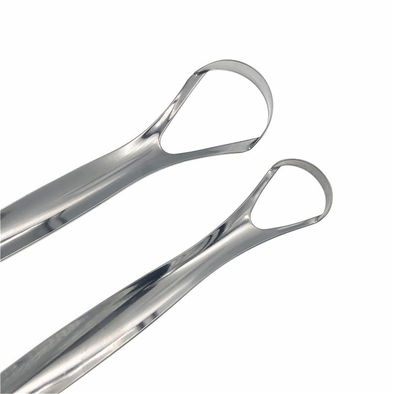 [Australia] - WANGCL Tongue Scraper 3 Pcs Professional Stainless Steel Tongue Cleaner Kit for Tongue Cleaning Optimal Oral Hygiene (Sliver) 