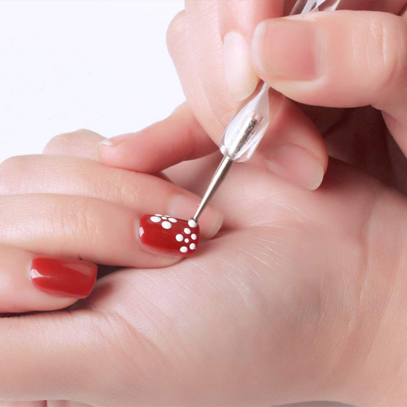 [Australia] - 5 pc 2 Way Dotting Pen Tool Nail Art Tip Dot Paint Manicure kit (5PC) 