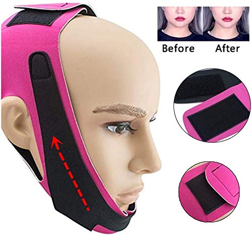 [Australia] - Face Slimming Strap Thin Face Bandage Double Chin Reducer Belt Anti Wrinkle lifting V line Anti-aging Lifting 