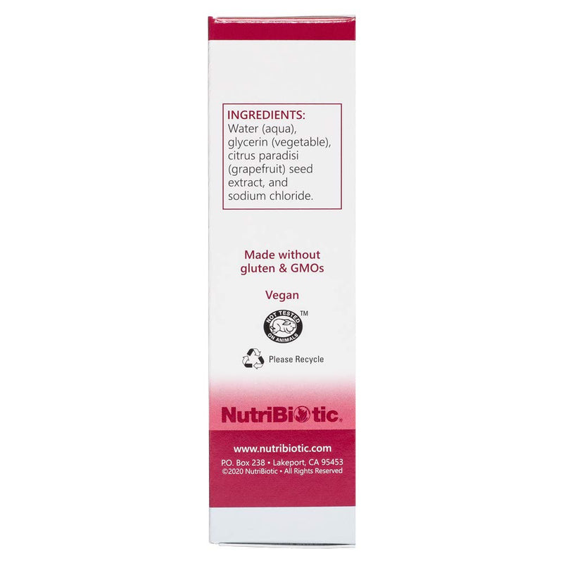 [Australia] - NutriBiotic Nasal Spray 1 Fl Oz | Nasal Lubricant with Grapefruit Seed Extract & Sodium Chloride | Help Flush Irritants from Nasal Passages | Convenient Measured Dose Pump | Drug-Free & Non-Medicated 
