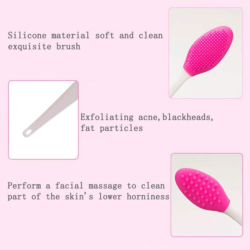 [Australia] - Beauty Sponge Makeup Blender(6 Pcs) Makeup Sponge Blender Beauty Set Flawless Application for Liquids,Concealer,Cream,Powder + Lip Scrub Brush(1 Pcs) for Smoother and Fuller Lip Appearance Orange 