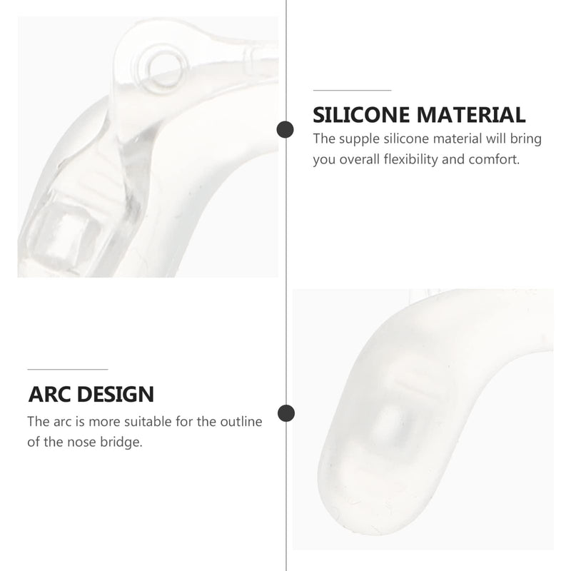 [Australia] - DOITOOL 3pcs Eyeglasses Nose Pads Glasses Bridge Strap Retainers Saddle Bridge Screw- in Eyeglasses Nose Piece Anti- Slip Replacement Silicone Nosepads for Sunglass Spectacles Eyewear Optical 