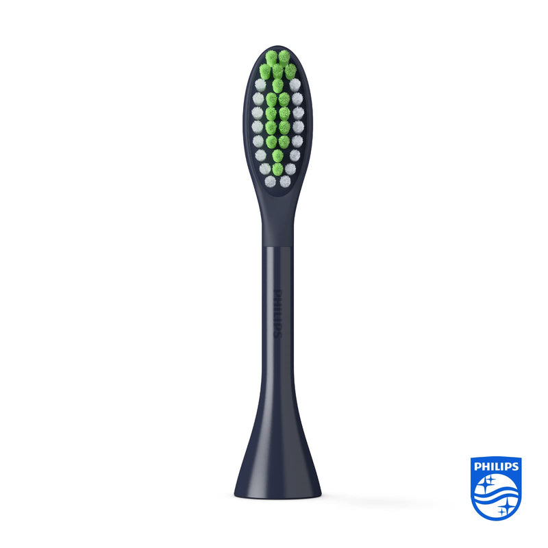 [Australia] - Philips One Electric Toothbrush Brush Head - Pack of 2 (Model BH1022/04), Blue 