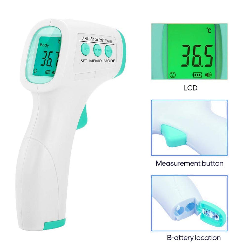 [Australia] - Non Contact Forehead Gun, Medical Digital Thermometer for Fever, Clinical Detecting Body Temperature in Infants, Children and Adults 