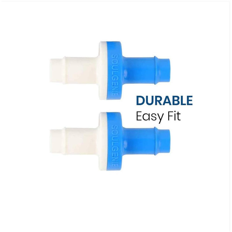 [Australia] - Enema Essentials - One-Way Flow Valve for Enemas – Compatible with Most Enema Tubings (Single) One-Way Valve - Single 