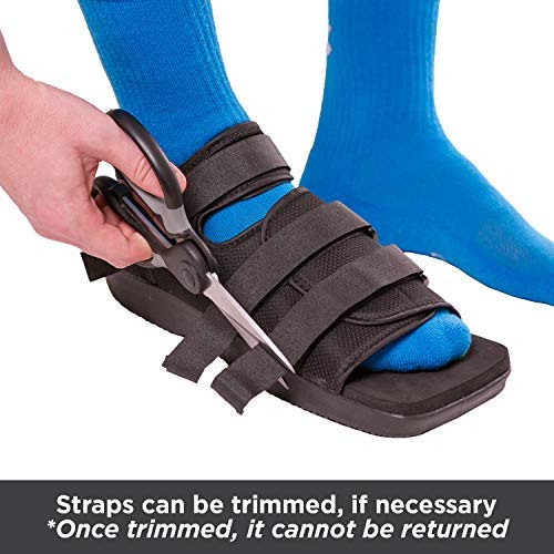 [Australia] - BraceAbility Post-op Shoe for Broken Foot or Toe | Medical / Surgical Walking Shoe Cast Boot, Stress Fracture Brace & Orthopedic Sandal with Hard Sole (LARGE - FEMALE) Large (Pack of 1) 