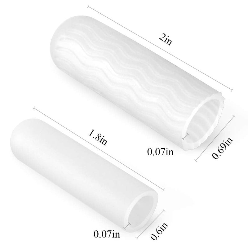 [Australia] - HioIoiH 10 Pack Silicone Finger Protectors,For Woman,Gel Finger Cots & Protector,Relief from Pain of Finger Tips Cracked, Arthritis 