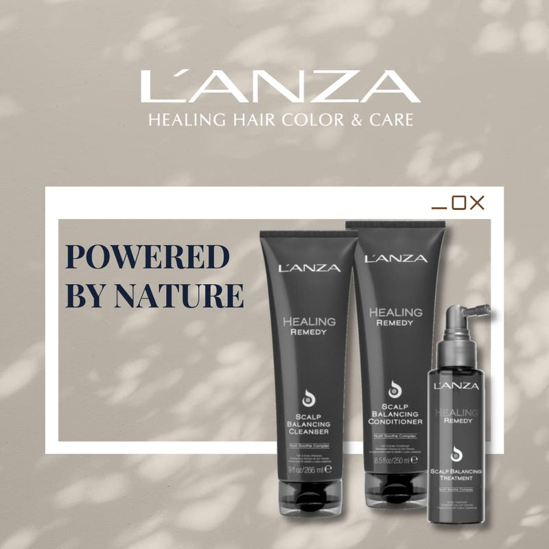 [Australia] - L'ANZA Healing Remedy Scalp Balancing Cleanser – Restores Wellness to Hair and Scalp while Reducing Oiliness and Excessive Sebum, with Papaya Extract, Sulfate-free, Paraben-free, Gluten-free 