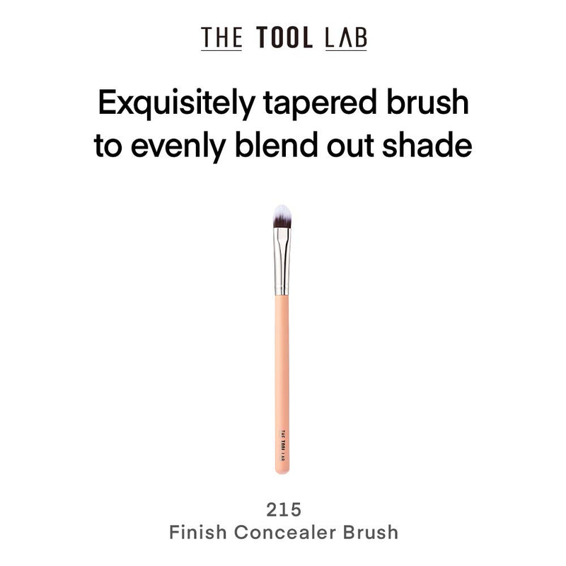 [Australia] - THE TOOL LAB 215 Finish Concealer Brush - Concealer Foundation Brush Corrector Makeup Brush -Premium Quality Synthetic Dense Bristles Cosmetic 