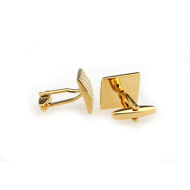 [Australia] - Mens Cufflinks Laser Classic Square Luxury Wedding Business Gift Cuff Links Style1 