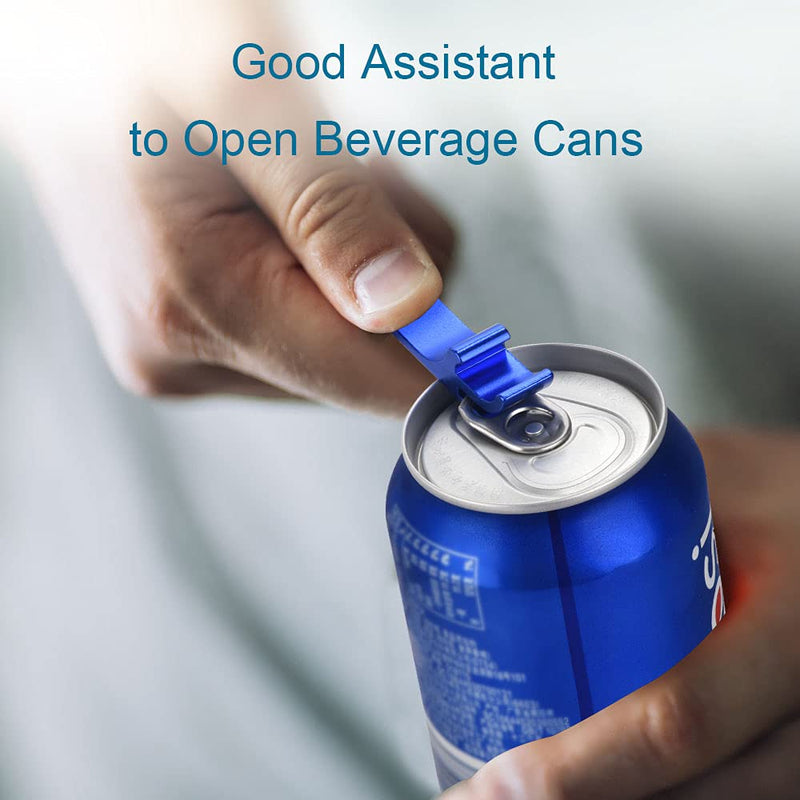 [Australia] - 6PCS Colorful Mcyye Beer Bottle Openers, Premium Metal Keychain Bottle Opener, Beverage Bottle Opener for Men, Women, Small and Practical, Easy to Carry, Open the Lids of Beer Bottle Easily 