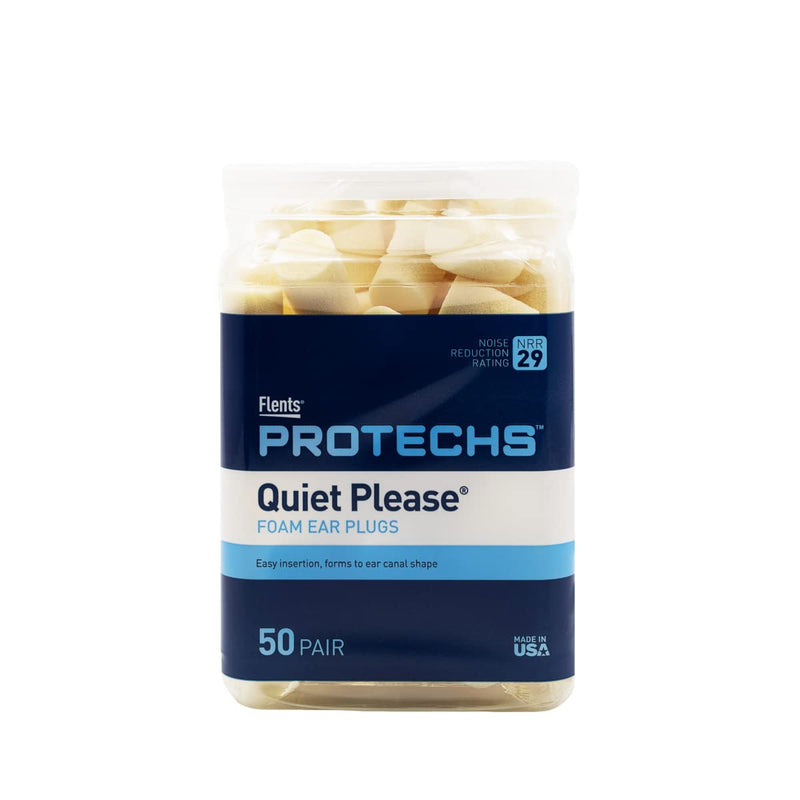[Australia] - Flents Ear Plugs, 50 Pair, Ear Plugs for Sleeping, Snoring, Loud Noise, Traveling, Concerts, Construction, & Studying, NRR 29 50 Pair Plugs 