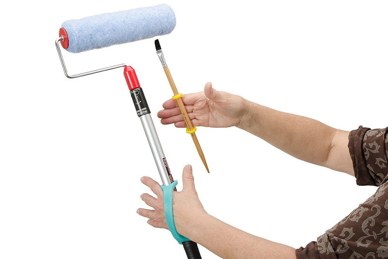 [Australia] - EazyHold Silicone Universal Cuff Aid for Limited Hand Grip, Cerebral Palsy, Therapy, Adaptive Eating Tableware Spoon Fork Holder, Disabled Assistive Equipment (Youth to Adult-5 Pack) Youth to Adult 5 Count (Pack of 1) 