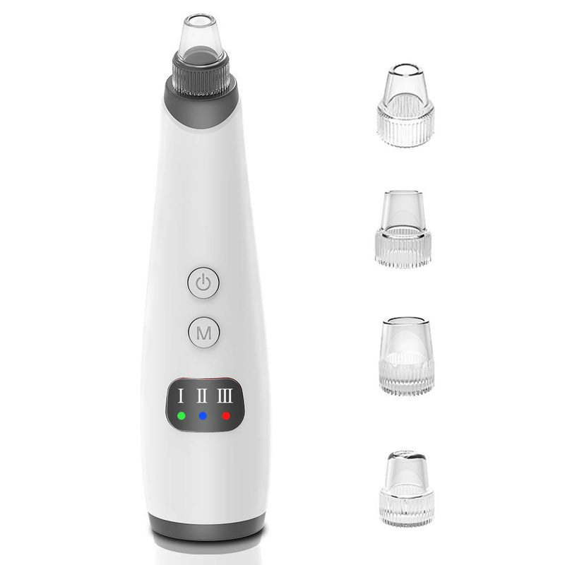 [Australia] - Blackhead Remover Pore Vacuum Cleaner - Remove blackheads and whiteheads, 3 adjustable suction power and 6 hole-shaped vacuum cleaners. Facial pore cleansing Male and female beauty instrument 