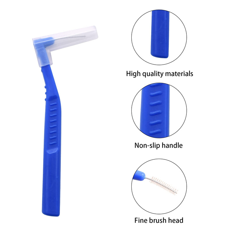 [Australia] - Angzhili 25 Pcs Interdental Brushes Oral Dental Hygiene Floss Brush Flossing Head Braces for Cleaning Tooth Cleaning Tool 