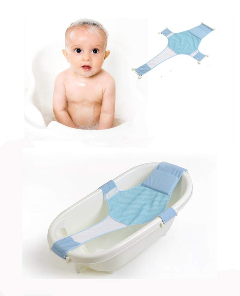 [Australia] - YUEMING Baby Bath Net, Bathtub Support Net Non-Slip Baby Bath Seat Adjustable Sling Comfortable Baby Bath Mesh Accessories for Newborn Shower and 0-8 Month Infant Bathing 