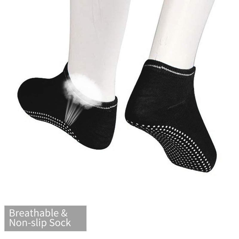 [Australia] - QEES 8 Pairs Women's Dance Socks, Yoga Barre Pilates Ballet Sport Non Slip Socks, Anti-slip Socks (8 Colors) 