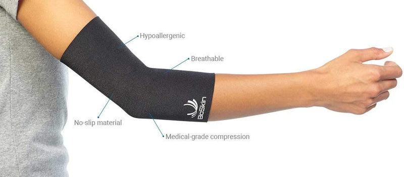 [Australia] - Elbow Compression Sleeve - Hypoallergenic Compression Sleeve - Elbow Support - By BioSkin (M) M 
