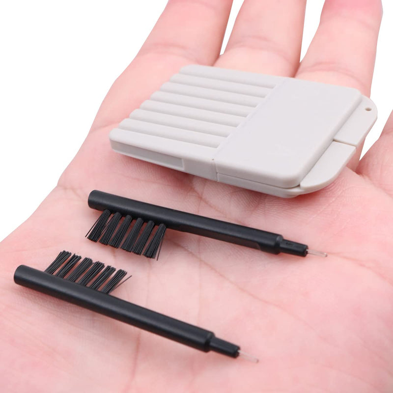 [Australia] - WANGCL Hearing Aid Wax Guard Dust Proof Earwax Guard Filters Compatible With WIDEX PHONAK UNITRON Hearing Aid Accessories 1.2mm Hole - 8 PCS/Box+2pcs Brush 
