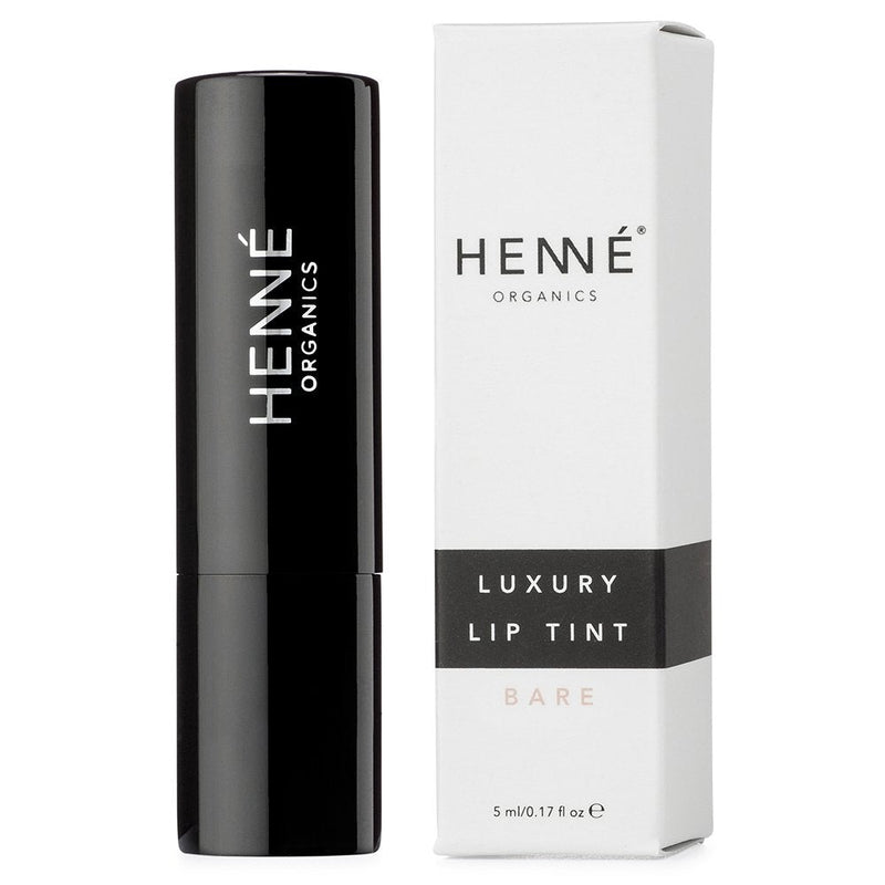 [Australia] - Henn√© Organics Luxe Lip Tint - Moisturizing, Sheer Natural Nude Color - Bare (Pink Nude) 
