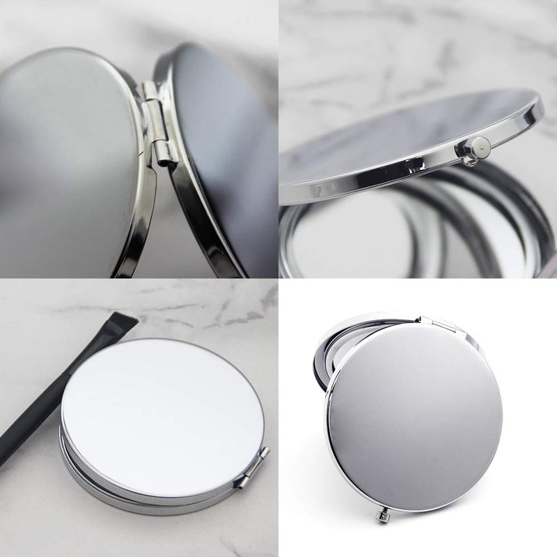 [Australia] - EDSG Personalised Mothers Day Compact Mirror Laser Engraved Mirror for Women Customized Gift for Her, Mum，Girl, Bridesmaid, Friend on Birthday, Wedding, Anniversary, Mother's Day (Any Text) Any Text 