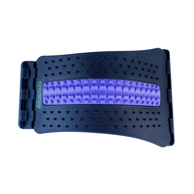 [Australia] - Back Stretcher Posture Corrector Spinal Pain Relief Muscle Tension Relaxation for Men Women Adjustable Design Support Equipment for Acupressure Massage Office Chair 