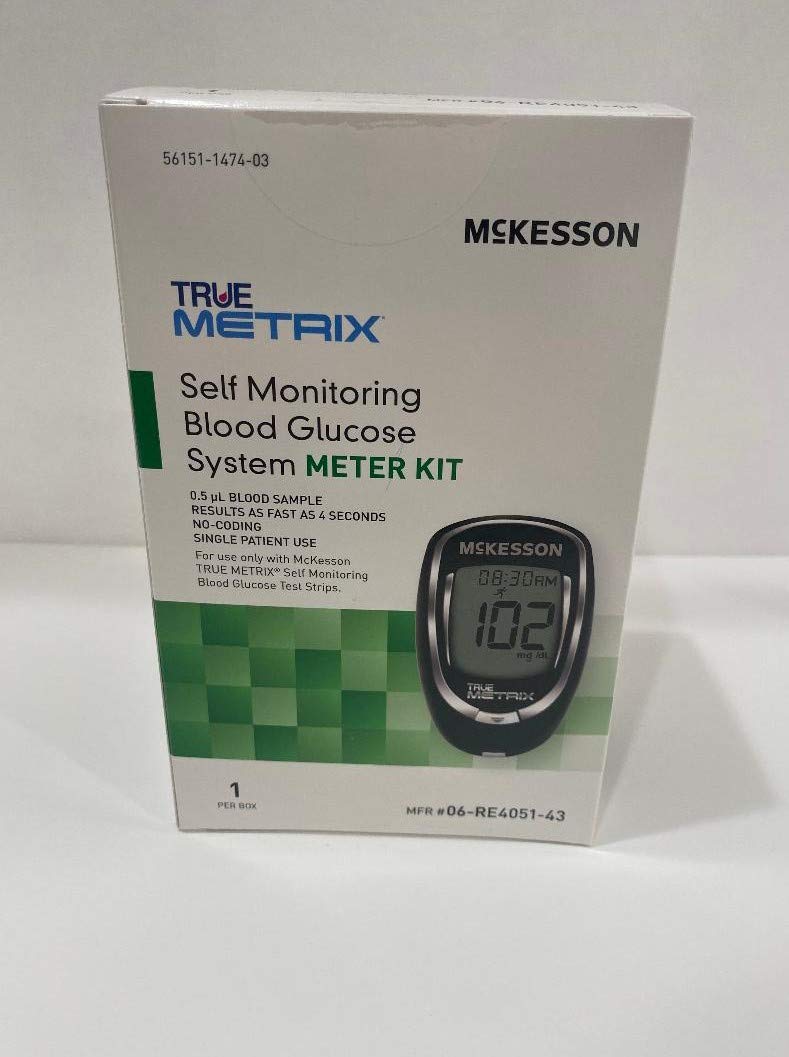 [Australia] - McKesson 06-RE4051-43 True Metrix Self Monitoring Blood Glucose System 