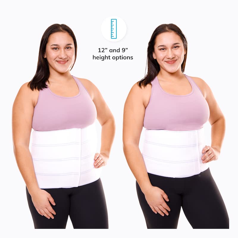 [Australia] - BraceAbility Plus Size Bariatric Abdominal Stomach Binder - Belly Support Band Wrap for Big Men or Women, Obesity Girdle Belt for Post Surgery Recovery, Hernia Treatment and Tummy Waist Compression (4X-Large (Pack of 1)) 4XL 