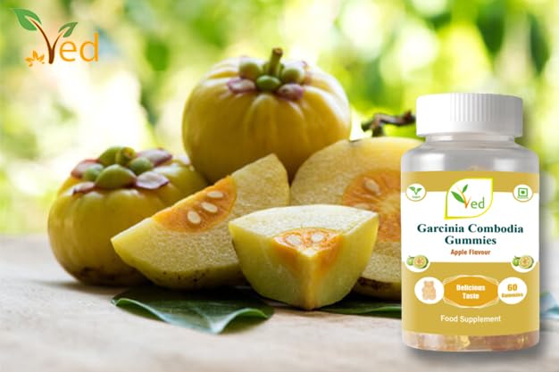 [Australia] - Ved Garcinia Cambogia Gummies | Premium Quality Supplement For Maximum Results & Aid for Slimming| Suitable for Men and Women- 60 Chews 30 Days� Supply. 