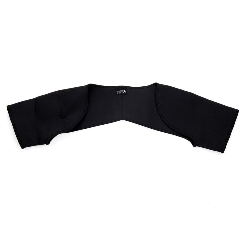 [Australia] - KING OF FLASH Double Shoulder Support Neoprene Wrap Protector Unisex Men Ladies Injury Protect Sprains, Dislocation of Shoulder Joint (Large) Large 