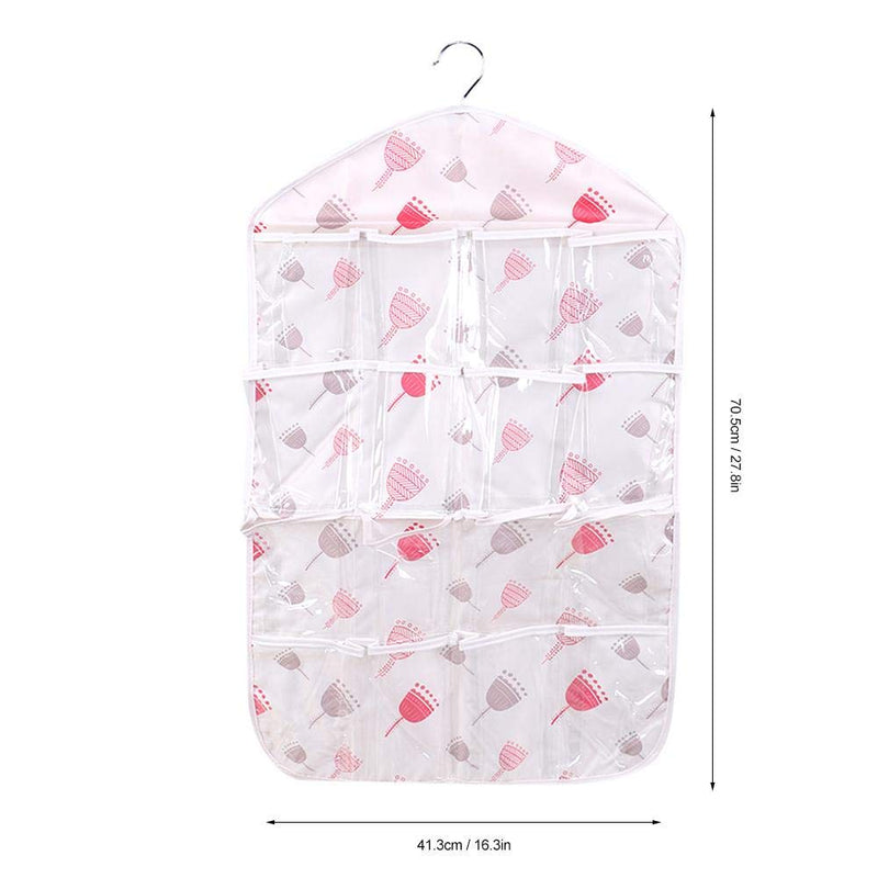 [Australia] - TOPINCN Underwear Storage Bag Waterproof Oxford Cloth Household Multi-Functional 16 Pockets Hanging Organizers Closet Saving Space Multipurpose(Cupule) Cupule 