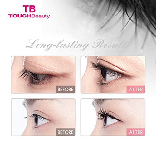 [Australia] - TOUCHBeauty Professional Heated Eyelash Curler with Silicone Refill Pad Curling Tool for Women Long Lasting Naturally Eyelashes TB-2003 Purple 