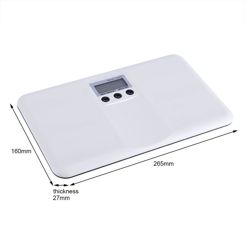 [Australia] - Nikou Weight Scale, LCD Digital Electronic Scale for Baby Pet Body Weighting Scale Maximum Weighing 150kg 