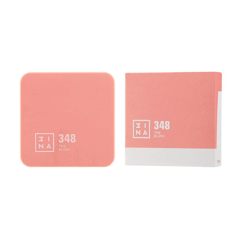 [Australia] - 3INA MAKEUP - Vegan - Cruelty Free - The Blush 348 - Natural, Light Mineral Powder Blush For Sensitive Skin - Blendable, Buildable Rouge To Give Skin A Pigmented, Dewy Glow- 0.26 Oz Light pink 