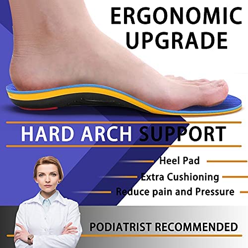 [Australia] - Valsole Orthotic Insole High Arch Foot Support Soft Medical Functional Insoles, Insert for Severe Flat Feet,Plantar Fasciitis,Feet Pain, Foot Valgus for Men and Women 