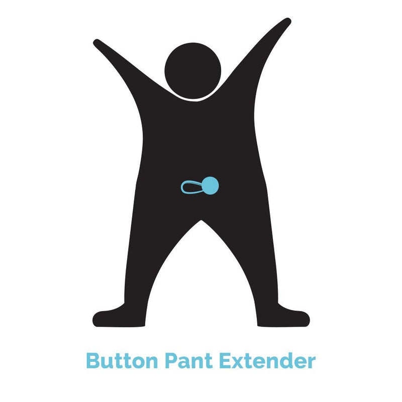 [Australia] - Non-Flex Sturdy Plastic Button Pant Extender - Extra 1" Instant Waistband Length - Ideal for All Suffering from Joint Inflammation Pain and Arthritis (Equal Numbers Black+White+Beige+Blue+Gray, 50) Equal Numbers Black+white+beige+blue+gray 