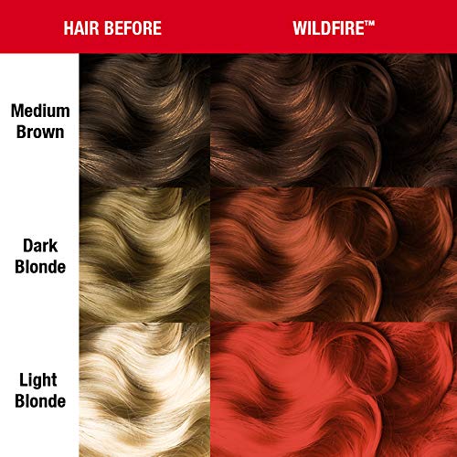 [Australia] - Manic Panic Cream Formula Semi-Permanent Hair Colour – Wildfire Biondo chiaro 118 ml (Pack of 1) 