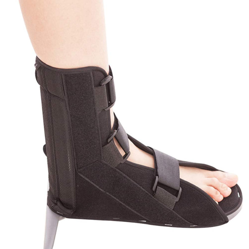 [Australia] - HEALLILY Cam Walker Fracture Ankle Anti-Rotation Foot Stabilizer Boot with Brace Support for Fracture Rehabilitation Ankle Joint Sprain (L/Black) Black L 