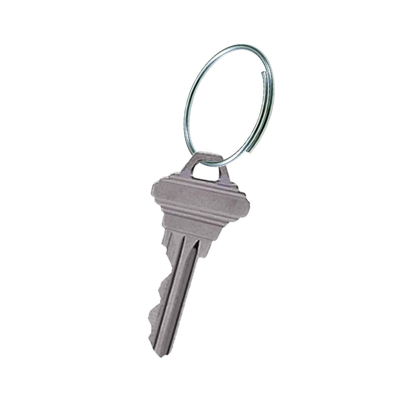 [Australia] - Lucky Line Easy Key Give-A-Way Key Ring, 1" Diameter, 1000 per Pack (7591000), Silver 