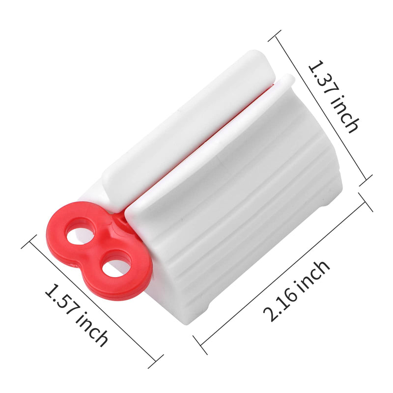 [Australia] - 3pcs-Rolling Tube Toothpaste Squeezer Toothpaste Seat Holder Stand for Bathroom Accessories(Mix Color) Mix Color 