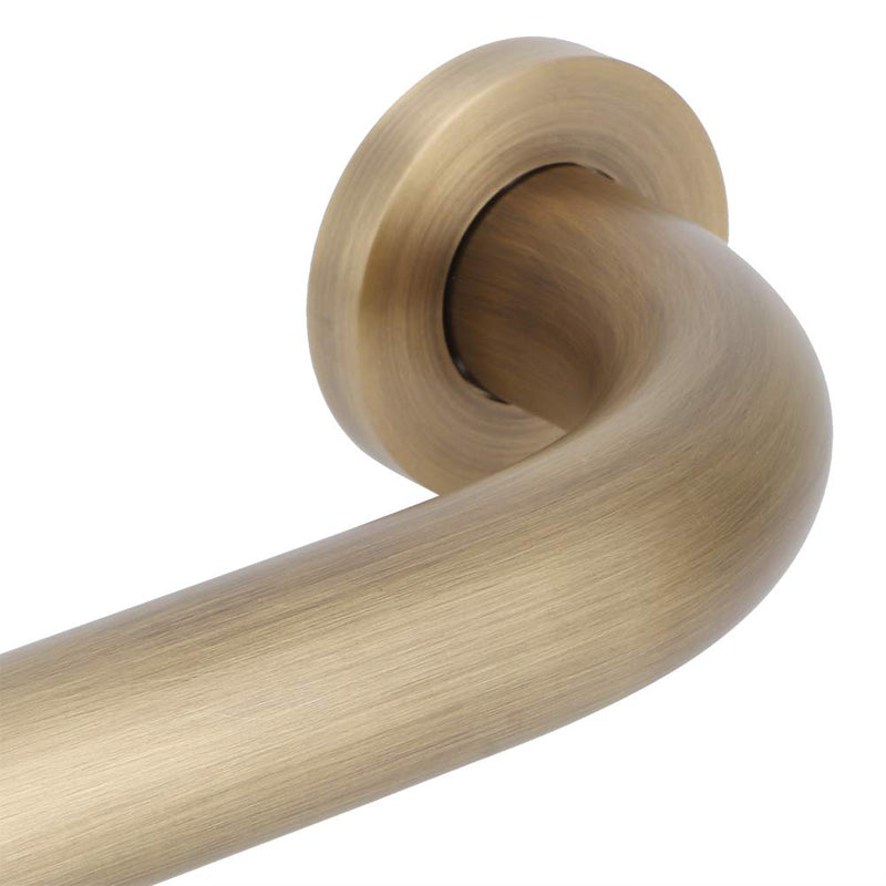 [Australia] - Boquite 16.5in Brass Shower Grab Bar, Bathtub Handrail Mounted Helping Handle Bars for Children Pregnants Elderly Use, Safety Hand Rail Support Bar 