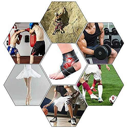 [Australia] - Elastic Calf Compression Bandage Sleeve Wrap for Calf Pain Relief Lower Leg Compression Support Shin Splint Guard Adjustable Plus Size Black Large 
