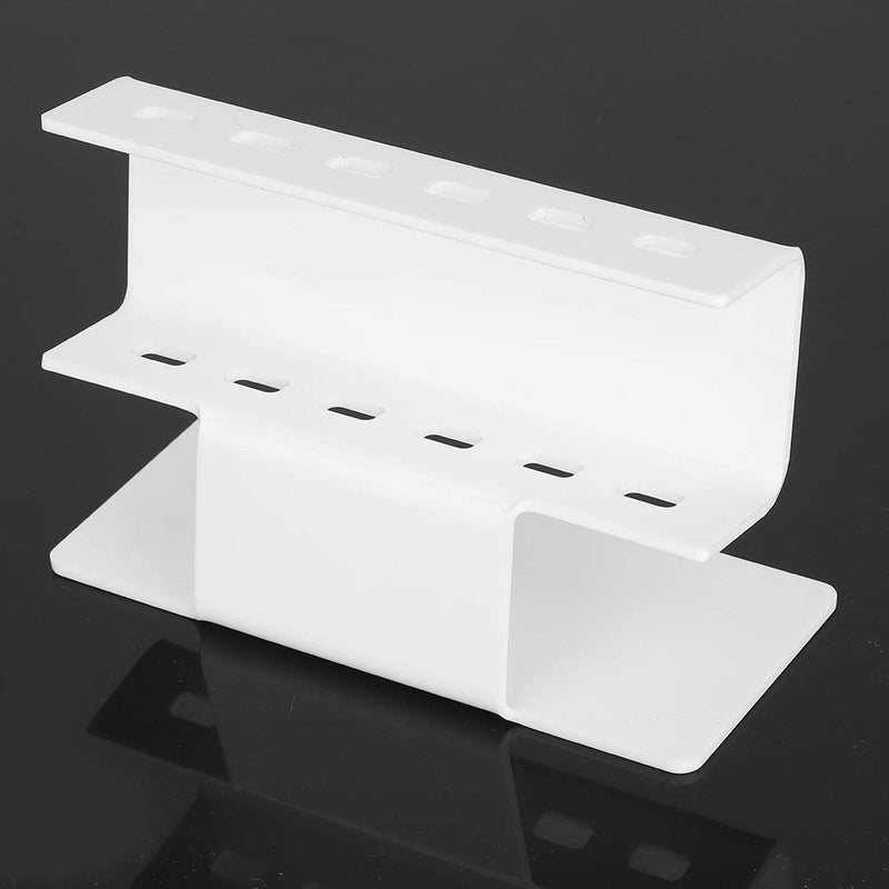 [Australia] - Delaman Eyelash Extensions Tweezers Stand Holder, Tweezers Stand Positions Shelf Holder Display Organizer Fit 6 Tweezers (Color : White) 