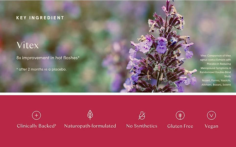 [Australia] - Wile Hot Flash Menopause Supplement for Women | Multi-Symptom Menopause Relief, Reduces Hot Flashes, Night Sweats & Perimenopause Symptoms | Side Effect Free & Non Habit Forming (30 Day Supply) 