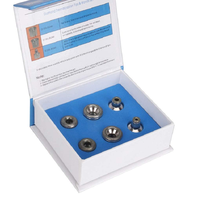 [Australia] - Uonlytech 1pc Diamond Dermabrasion Tips Microdermabrasion Replacement Tips Dermabrasion Machine Heads for Facial Peeling Skin Cleansing 