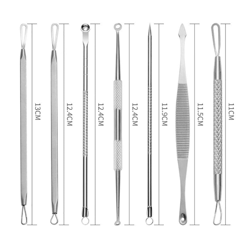 [Australia] - Blackhead Remover Extractor Tool Kit, Professional Safe Treatment for Zit Popper White Head Acne Blemish Comedone Removing For Nose Face Skin 