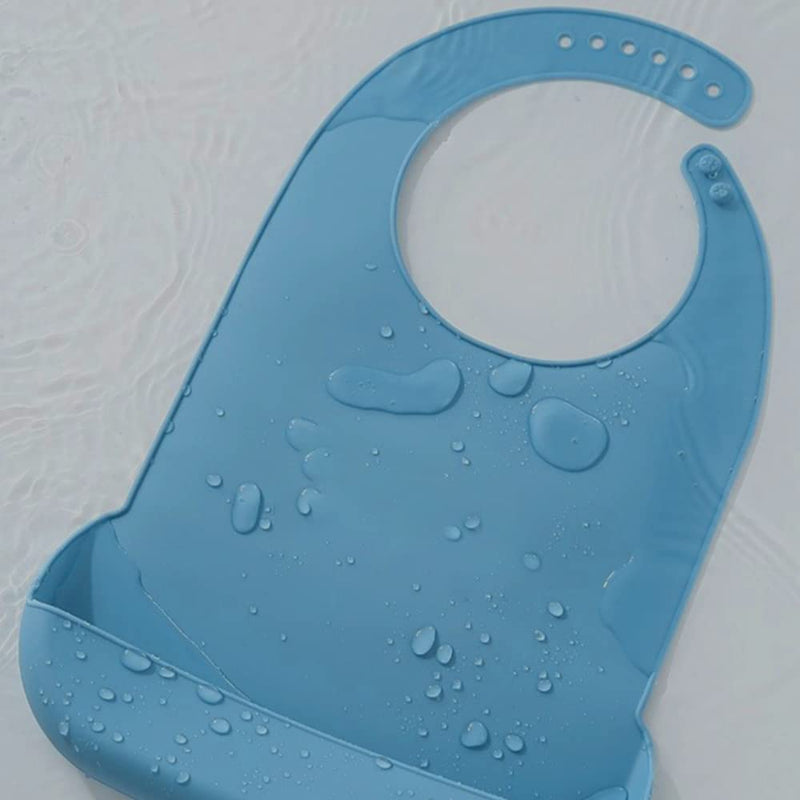 [Australia] - JINJIASUYISU Adult Bib Waterproof Clothing Protector Washable Silicone Adult Bib For Adults Seniors To Eat Prevent Soiling Of Clothes 