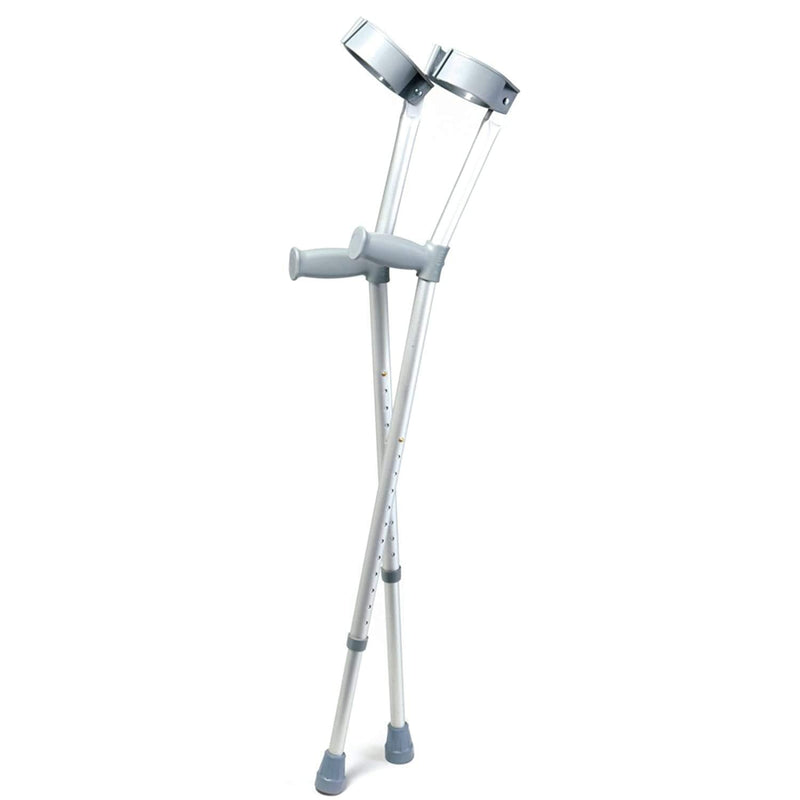 [Australia] - Days Adjustable Crutches for Adults, Comfort Handle, Lightweight Mobility Aid, Handle to Ground Height 64 cm-94 cm Comfy Double Adjustable, 640 - 940mm 